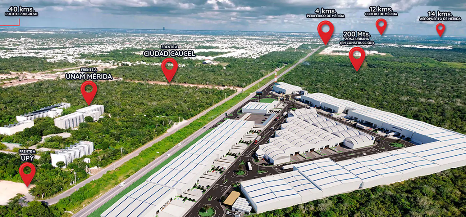 Corredor Industrial Merida | Castelli Park Mérida
