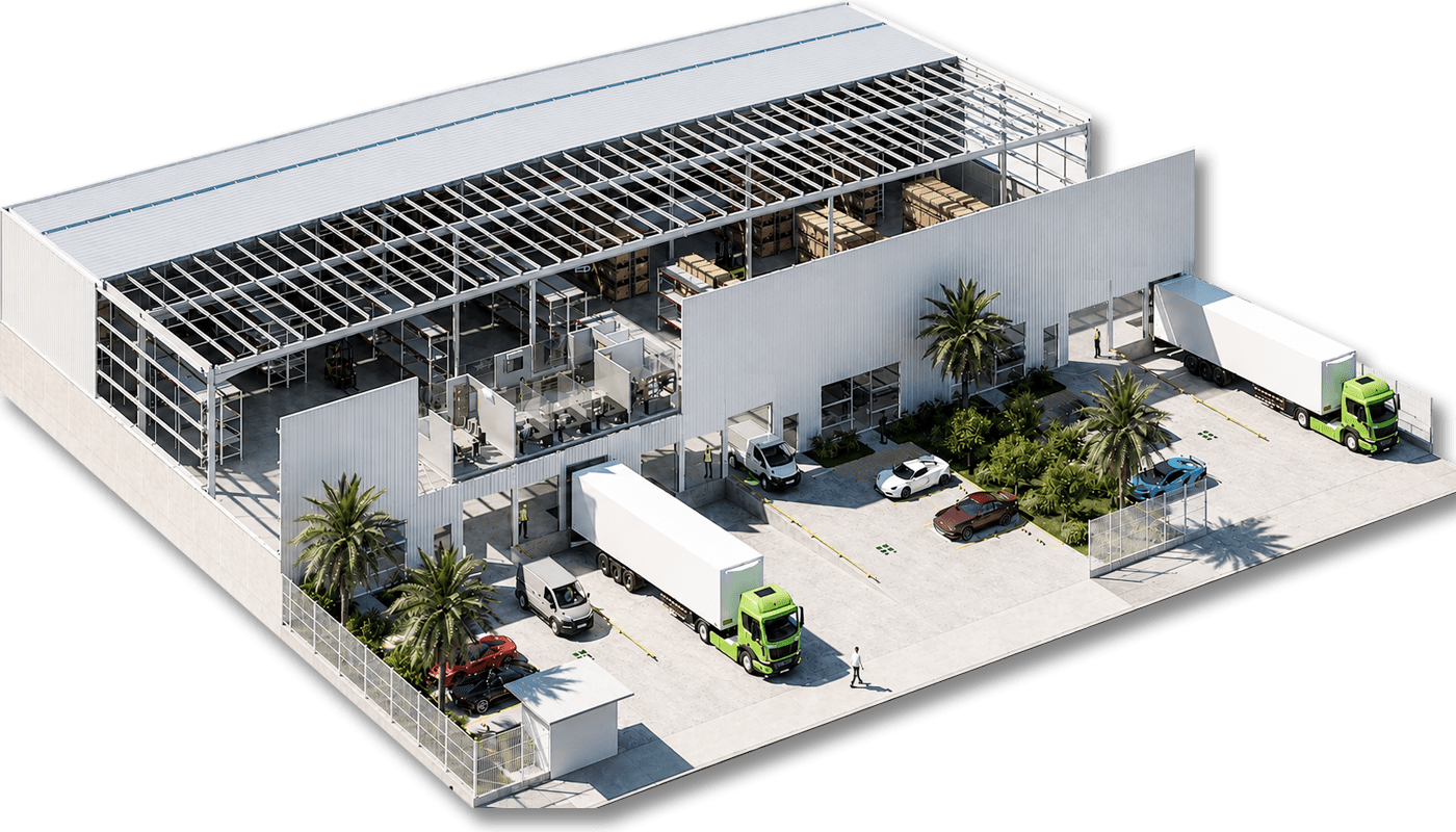 planta 3D Nave 2.0 | Castelli Park